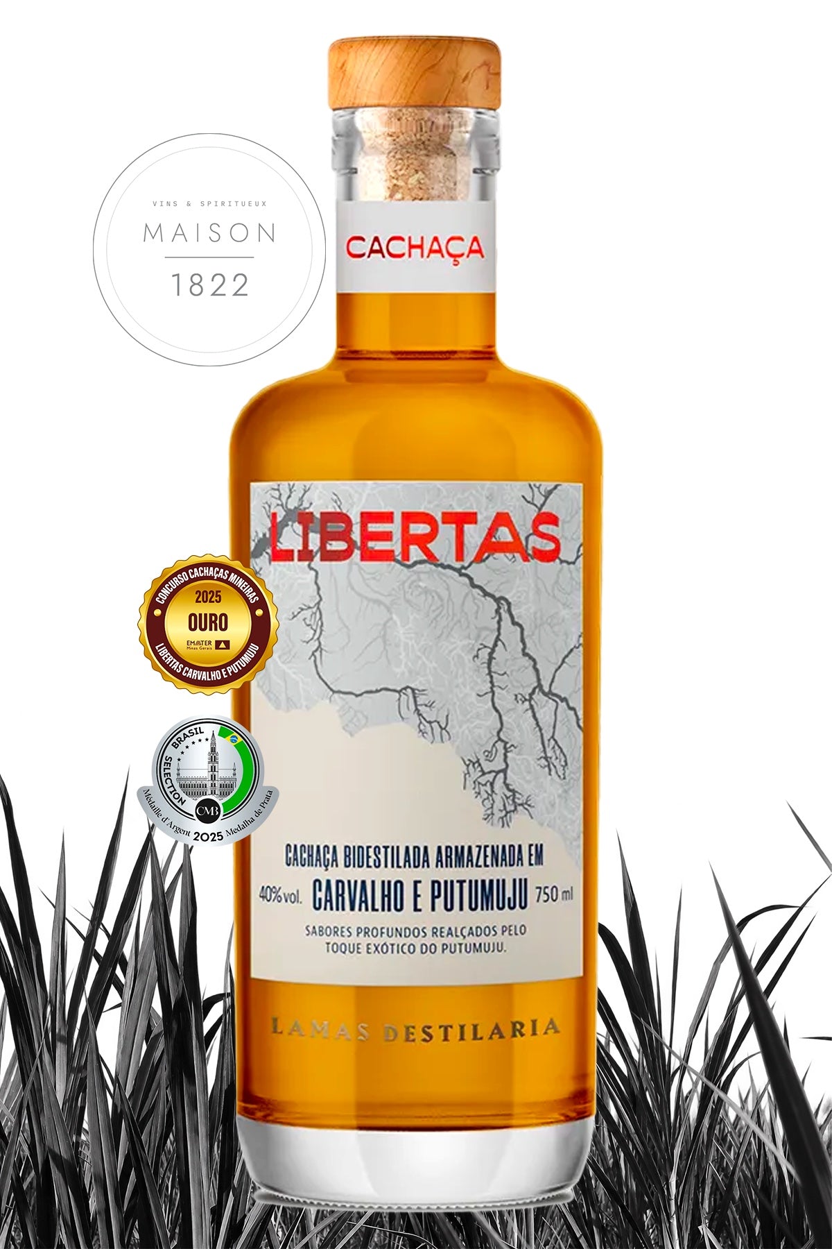 Cachaça Libertas Carvalho Americano e Putumuju Non précisé Non millésimé