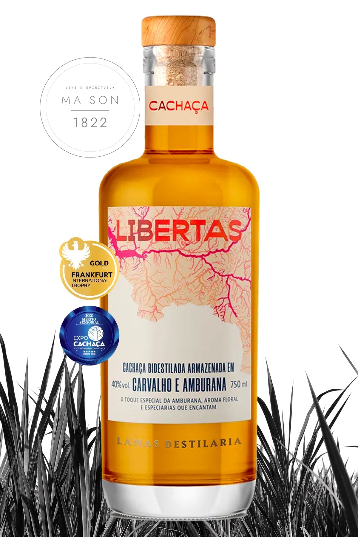Cachaça Libertas Carvalho Americano e Amburana Non précisé Non millésimé