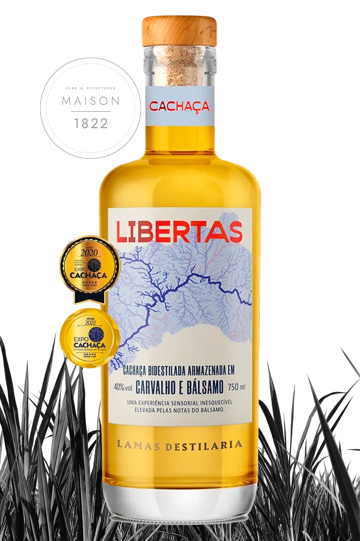 Cachaça Libertas Carvalho Americano e Bálsamo Non précisé Non millésimé